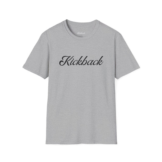 Light Grey Kickback Script Logo T-Shirt