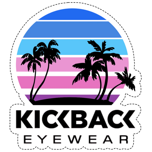 Kickback Eyewear Palms Sticker